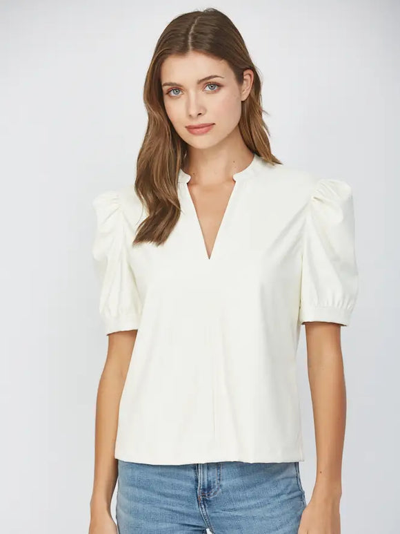 Farrah Top in Cream