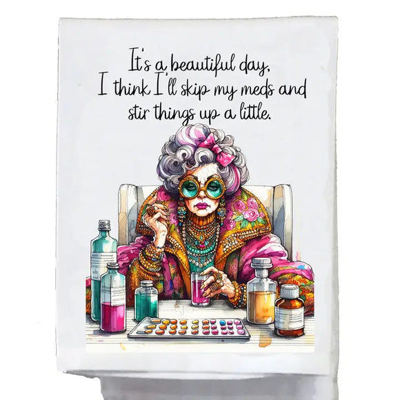 It's a beautiful day- Tea Towel