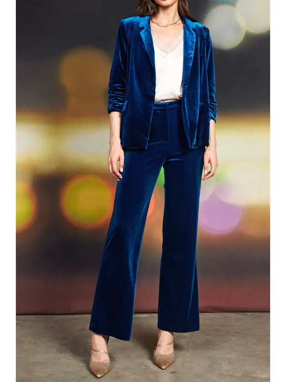 Meet Me Under the Mistletoe Pants in Teal