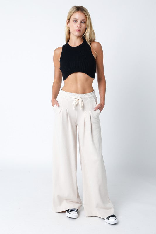 Firenze Pants- Ecru