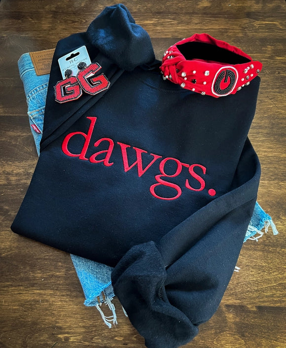 Dawgs. Sweatshirt in Black