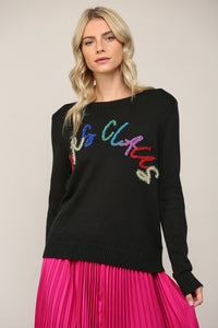 Scripted Mrs Clause Sweater