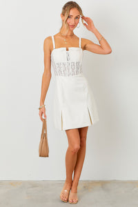 Hailey B Dress In Ivory