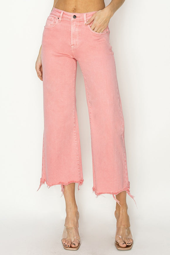 Flamingo Crop Denim