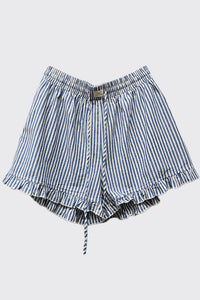 Ruffle Butt Shorts in Blue