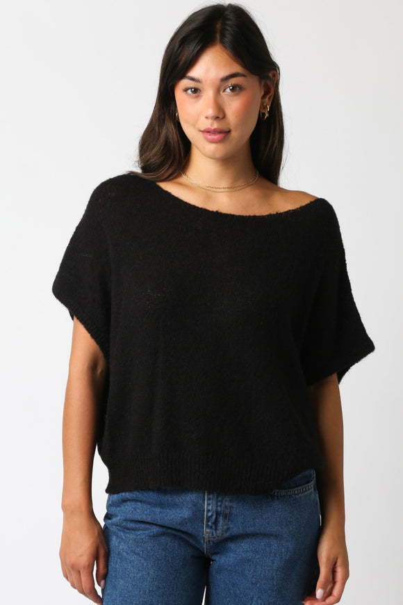 Ali Knit Sweater in Black