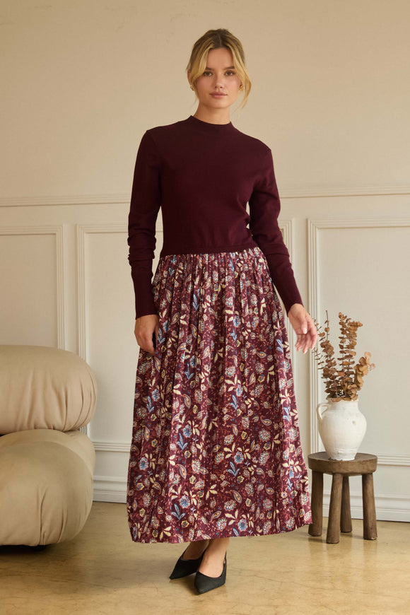 Burgundy Nights Dress