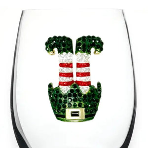 Elf Feet Stemless Wine Glass