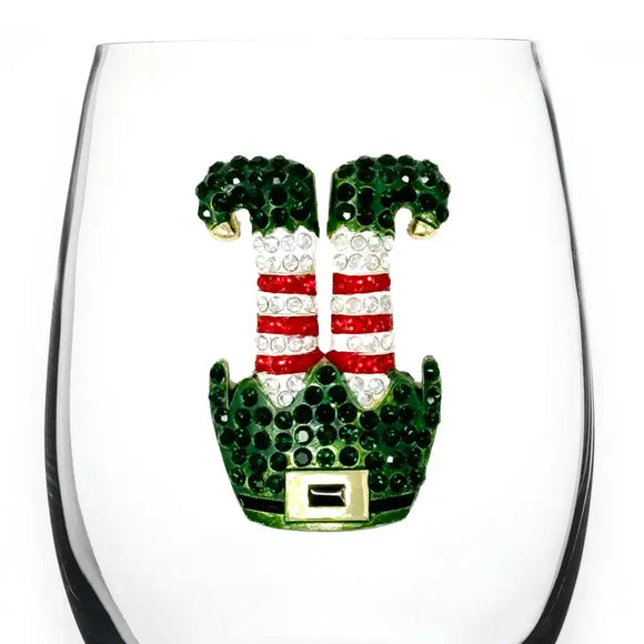 Elf Feet Stemless Wine Glass