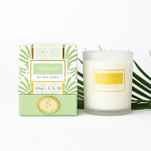 Citrus Sage 5.6oz Soy Wax Candle