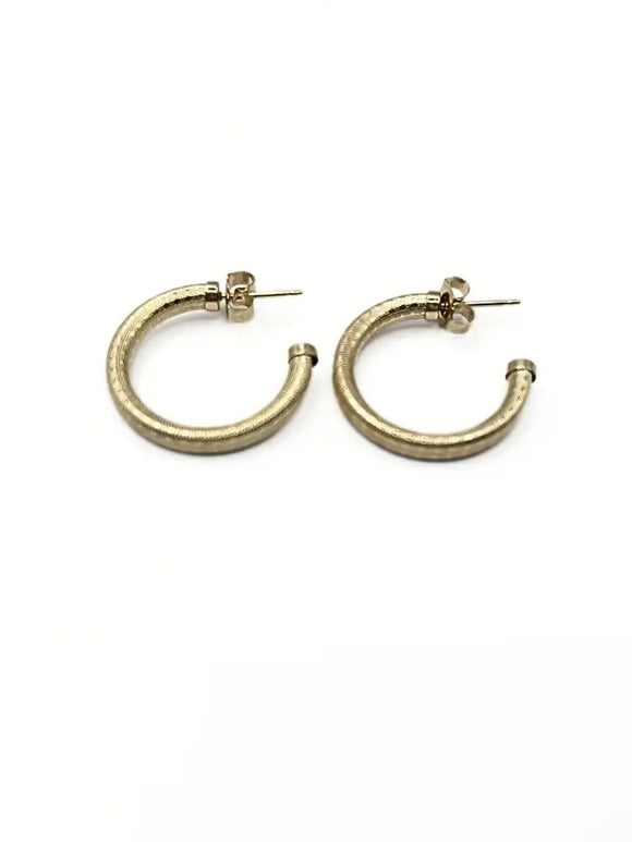 Bali 14K Gold Filled 20mm Earrings