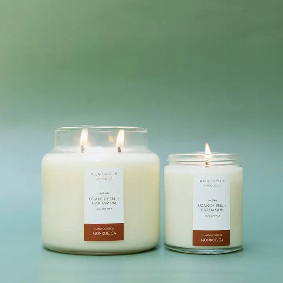Orange Peel + Cardamom Soy Candle 16 OZ