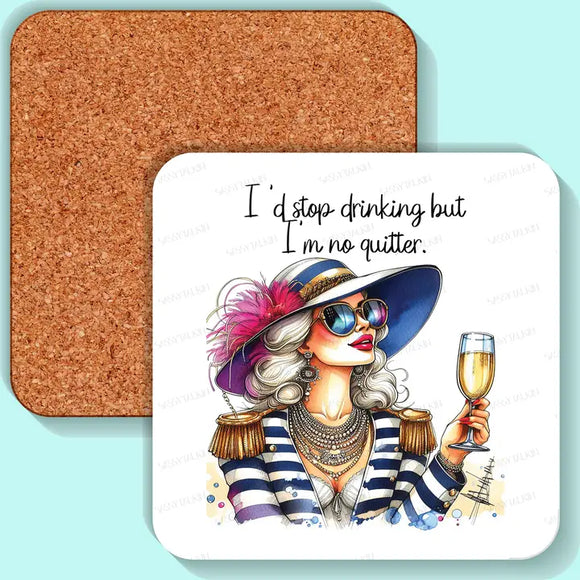 I'd Stop Drinking- Coaster