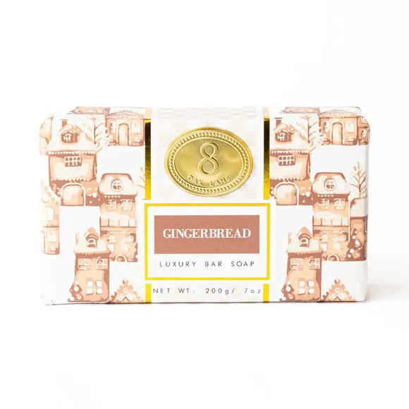 Gingerbread Wrapped Bar Soap