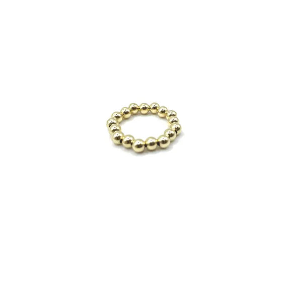 Gold Filled 4MM Waterproof Stretch Ring
