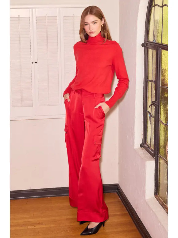 Red Light Satin Pants