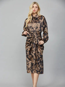 Nights in Taupe Dress