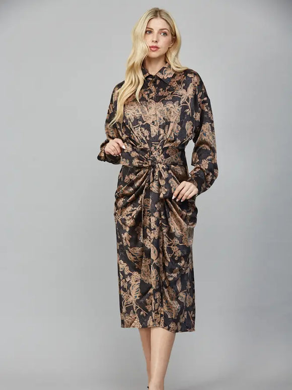 Nights in Taupe Dress