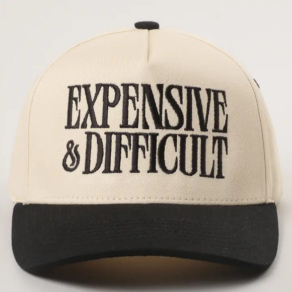 Expensive & DIfficult Hat- Black