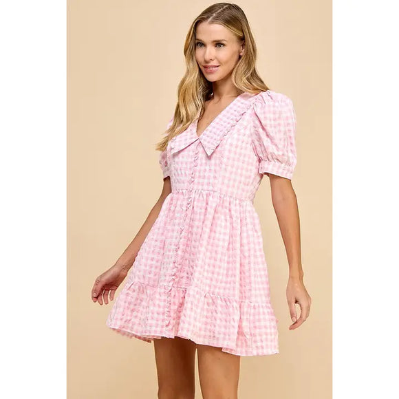 Wendi in Gingham Dress