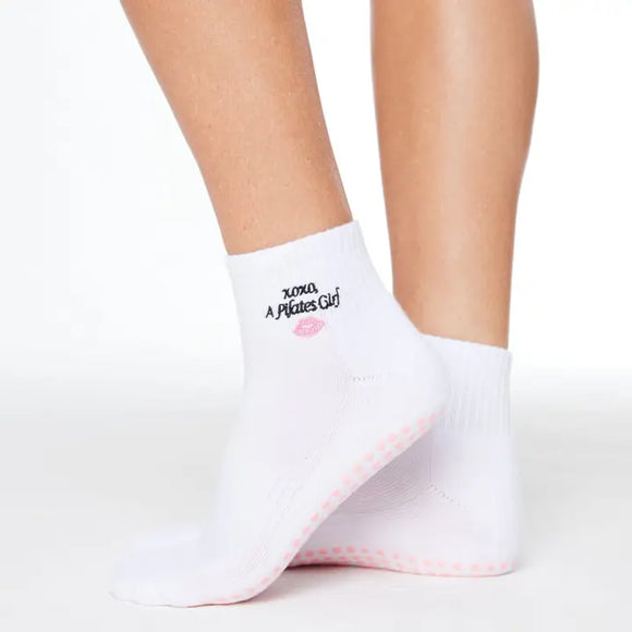 Xoxo, A Pilates Girl Grip Socks