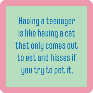 Teenager/Cat Coaster