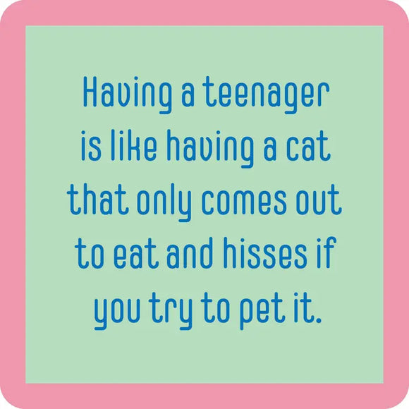 Teenager/Cat Coaster