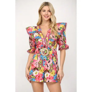 Floral Bouqet Romper