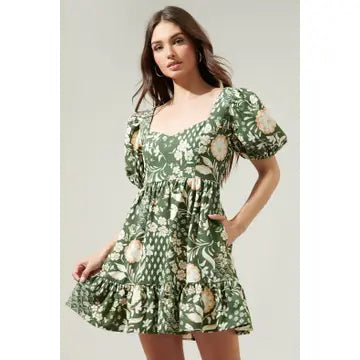 Fernwood Floral Mini Dress