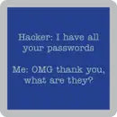 Passwords Coaster