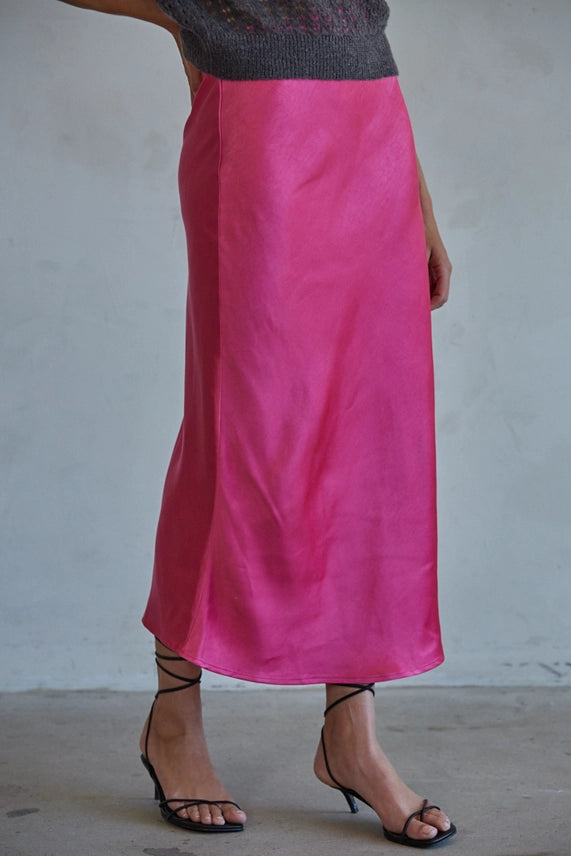 Kann's Midi Satin Skirt