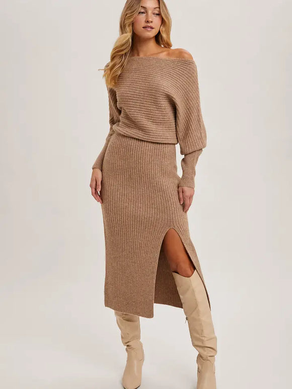 Napa Stroll Dress in Latte