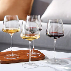 Italian Style Set of 4- Large 20 oz wine Glasses