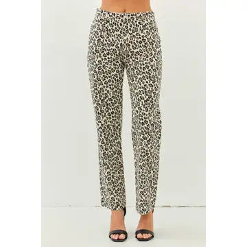 Lennox Leopard Denim Pants