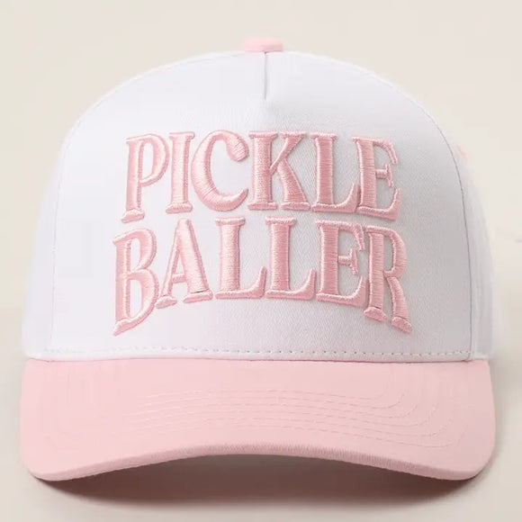 Pickle Baller Hat in Pink