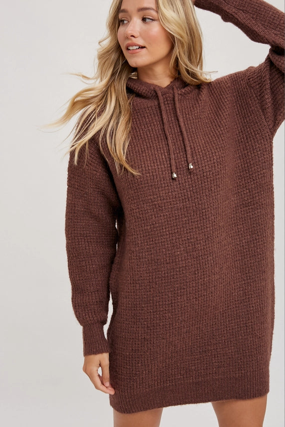 Hazelnut Latte Hoodie Tunic/Dress