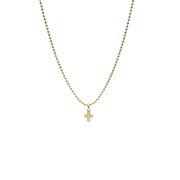 Baby Bliss Necklace with Luxe Cross