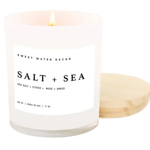 Salt and Sea Soy Candle- 11oz