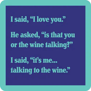 Drinks on Me- Talking to wine